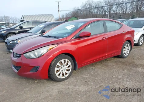 2012 Hyundai Elantra Gls (Ulsan Plant) из США, поврежденный, VIN KMHDH4AE2CU274529